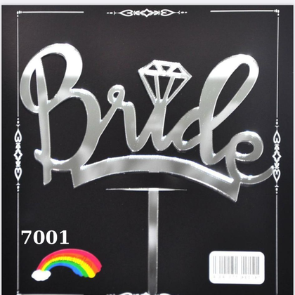 JİLETİN BRİDE GÜMÜŞ PASTA ÜSTÜ