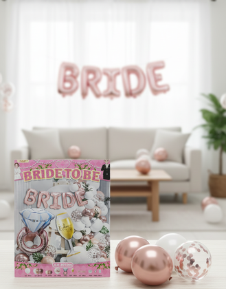 BRİDE 60 PARÇA SET FOLYO BALON