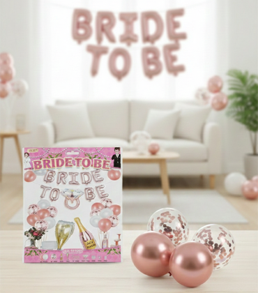 BRİDE TOBE 31 PARÇA SET FOLYO BALON