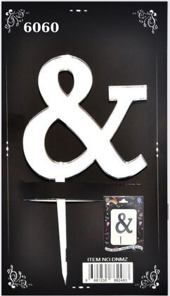 JİLETİN PLEKSİ HARF PASTA ÜSTÜ END GÜMÜŞ