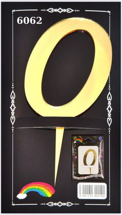 JİLETİN PLEKSİ RAKAM PASTA ÜSTÜ 0 GOLD