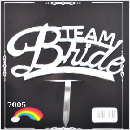 JİLETİN TEAM BRİDE GÜMÜŞ PASTA ÜSTÜ