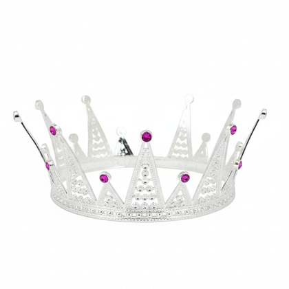 İTHAL PLASTİK KRALİÇE TACI GÜMÜŞ