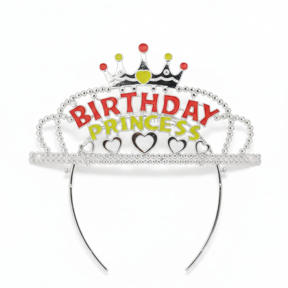 İTHAL PLASTİK TAÇ BİRTHDAY PRENSES TURUNCU / SARI