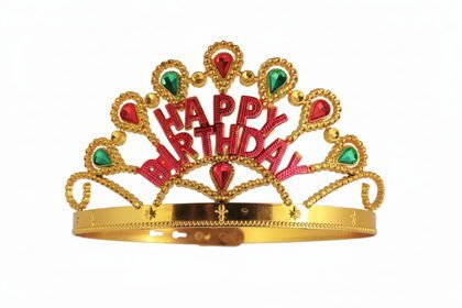 İTHAL PLASTİK TAÇ HAPPY BİRTHDAY GOLD