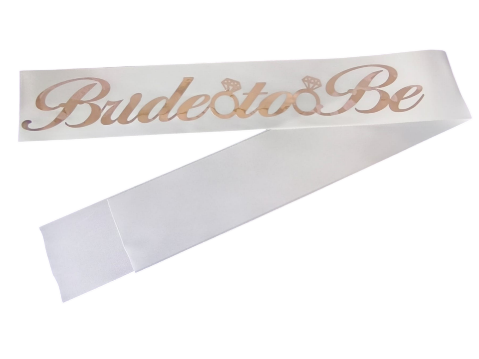 KUŞAK BEYAZ BRİDE TOBE ROSE