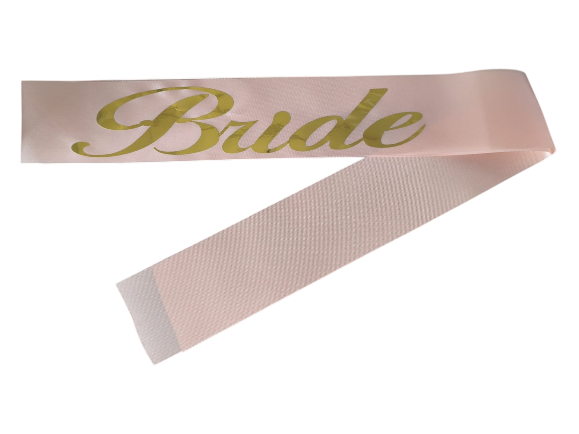 KUMAŞ KUŞAK BRİDE PEMBEYE GOLD