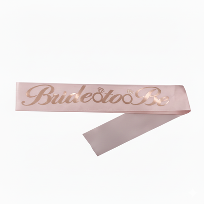 KUMAŞ KUŞAK BRİDE TOBE PEMBEYE ROSE