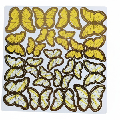 STİCER PASTA ÜSTÜ KELEBEK  6AD