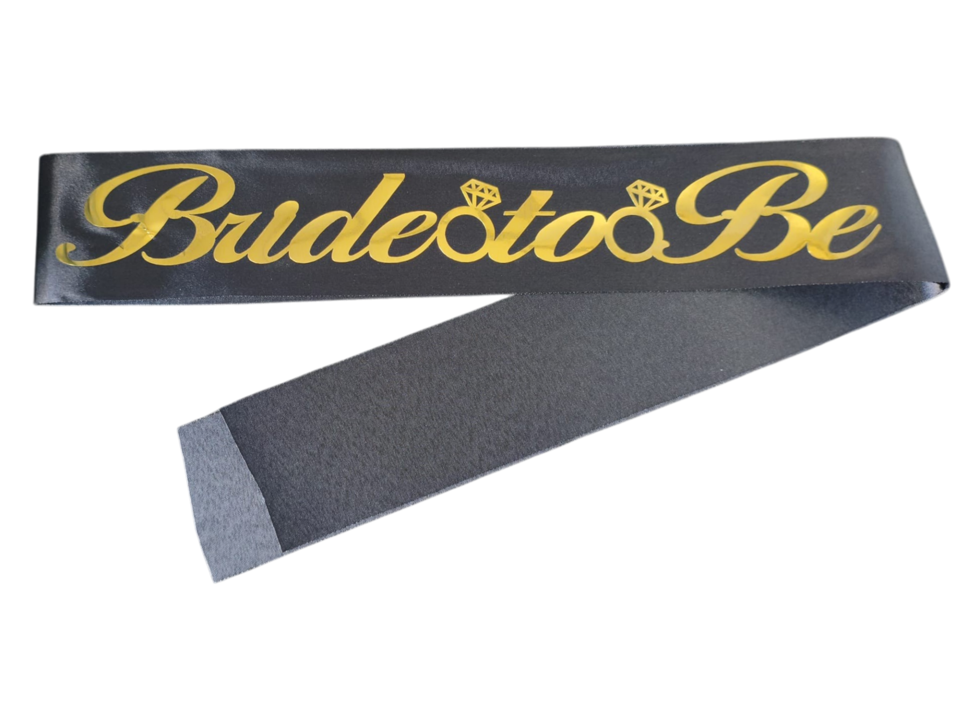 KUMAŞ KUŞAK BRİDE TOBE SİYAHA GOLD