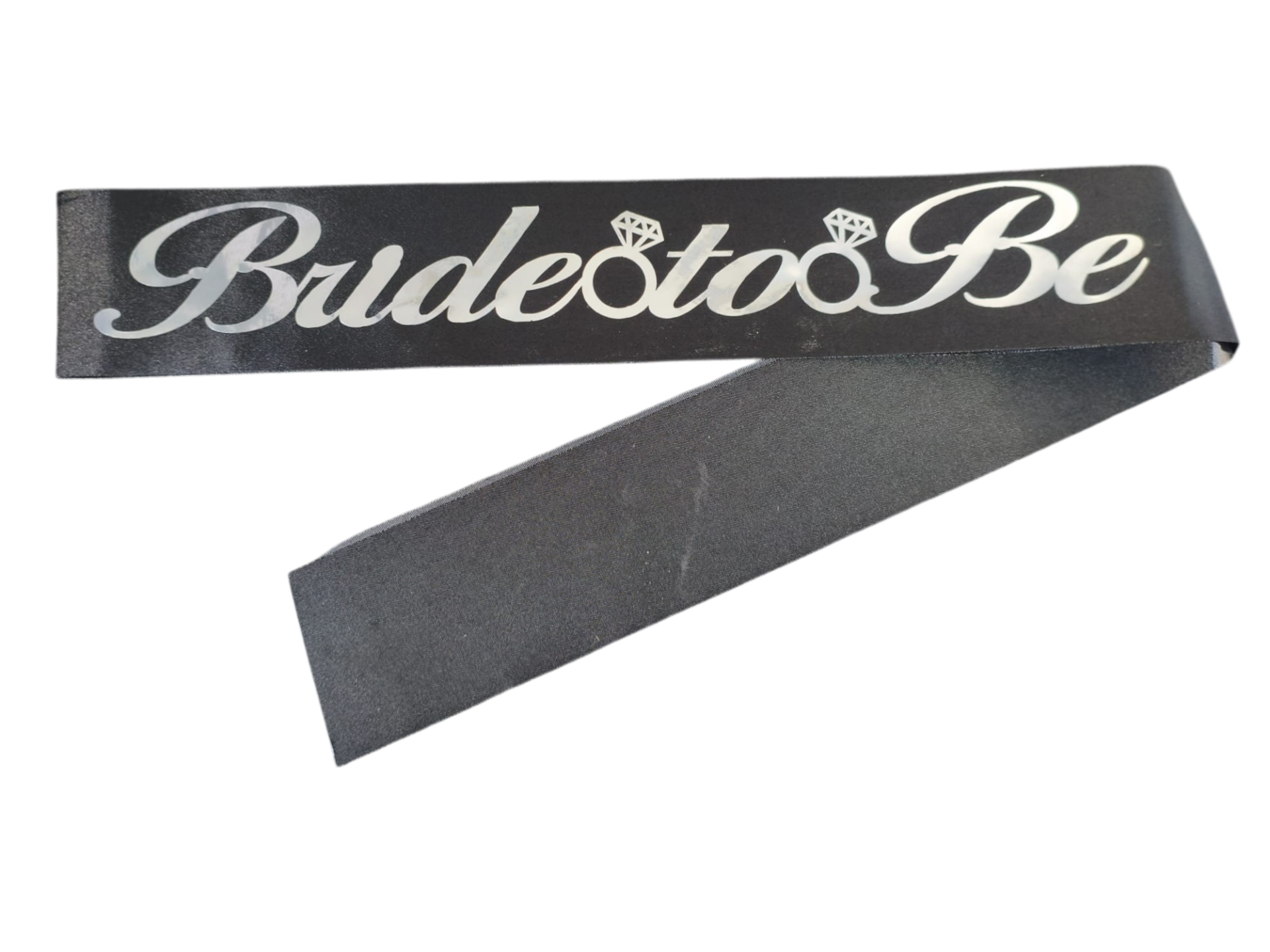 KUMAŞ KUŞAK BRİDE TOBE SİYAHA GÜMÜŞ