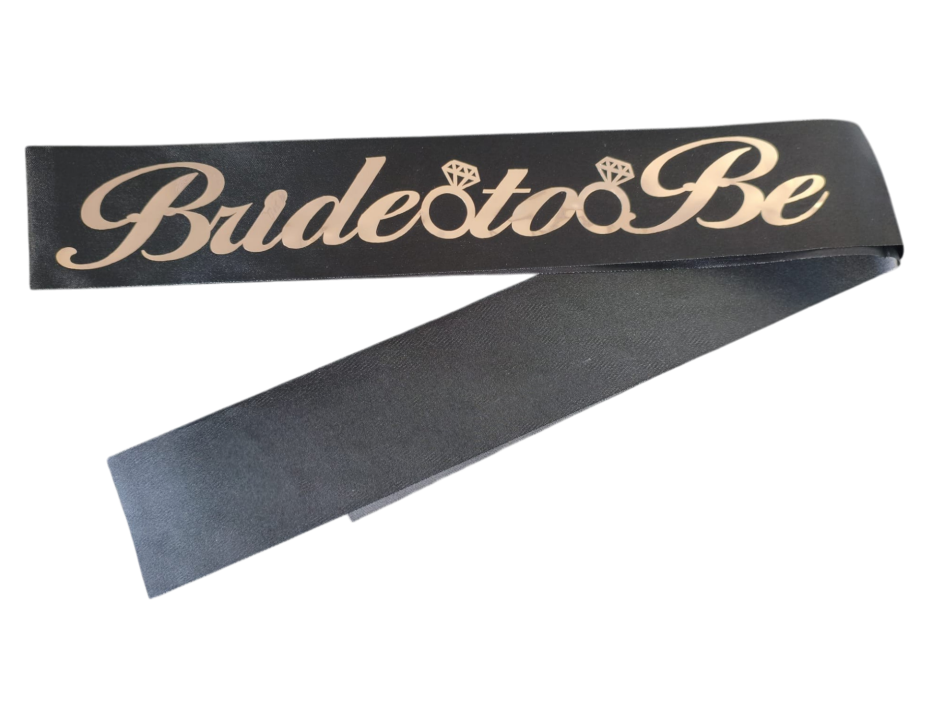 KUMAŞ KUŞAK BRİDE TOBE SİYAHA ROSE