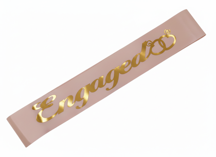 KUMAŞ KUŞAK ENGAGED PEMBEYE GOLD