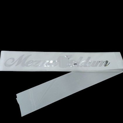 KUMAŞ KUŞAK MEZUN OLDUM BEYAZ GÜMÜŞ