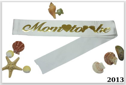 KUMAŞ KUŞAK MOM TOBE BEYAZ GOLD