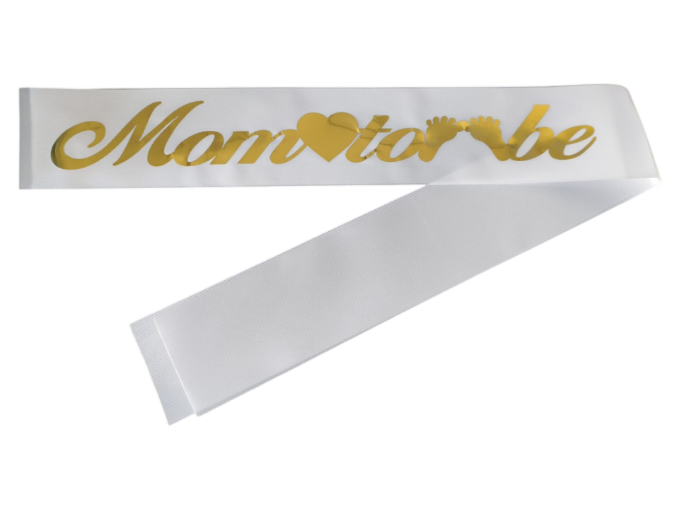 KUMAŞ KUŞAK MOM TOBE BEYAZ GOLD