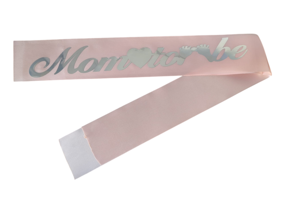 KUMAŞ KUŞAK MOM TOBE PEMBE GÜMÜŞ