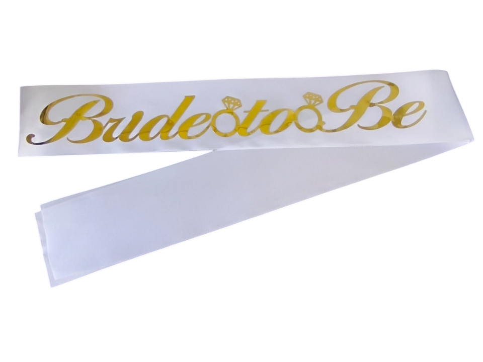 KUŞAK BEYAZ BRİDE TOBE GOLD