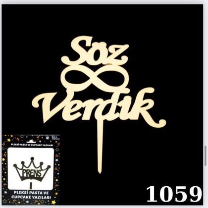 KUTULU PASTA SÖZ VERDİK GOLD