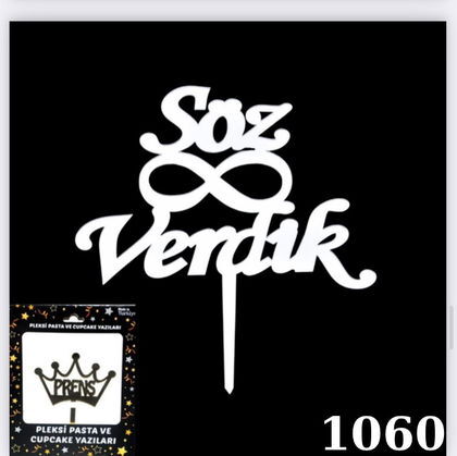 KUTULU PASTA SÖZ VERDİK GÜMÜŞ