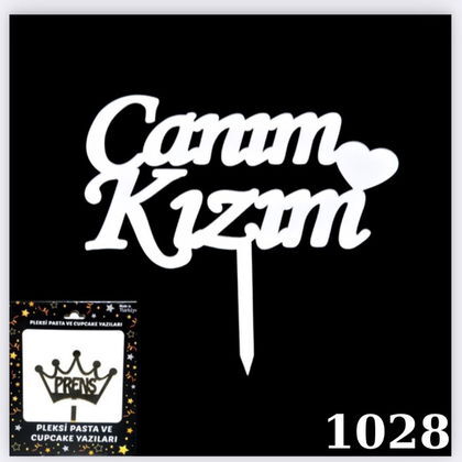 KUTULU PASTA YAZISI CANIM KIZIM GÜMÜŞ