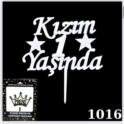 KUTULU PASTA YAZISI KIZIM 1 YAŞ GÜMÜŞINDA GÜMÜŞ