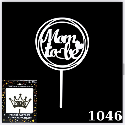 KUTULU PASTA YAZISI MOM TOBE GÜMÜŞ