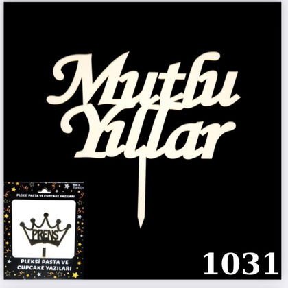 KUTULU PASTA YAZISI MUTLU YILLAR GOLD