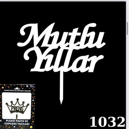 KUTULU PASTA YAZISI MUTLU YILLAR GÜMÜŞ