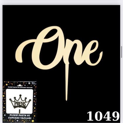 KUTULU PASTA YAZISI ONE GOLD