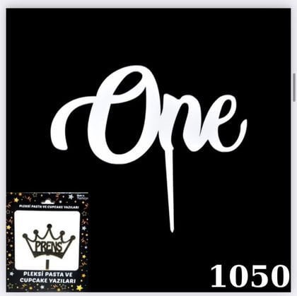 KUTULU PASTA YAZISI ONE GÜMÜŞ