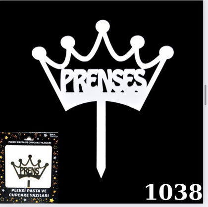 KUTULU PASTA YAZISI PRENSES GÜMÜŞ