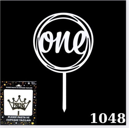 KUTULU PASTA YAZISI YUVARLAK ONE GÜMÜŞ