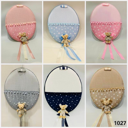 LİNEN AYICIKLI KAPI SÜS