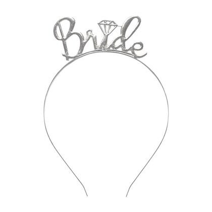 METAL TAÇ BRİDE GÜMÜŞ