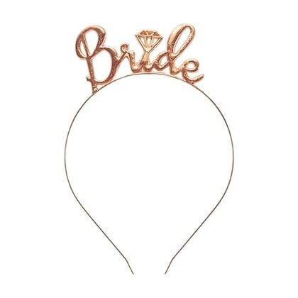 METAL TAÇ BRİDE ROSE GOLD