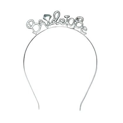 METAL TAÇ BRİDE TOBE GÜMÜŞ