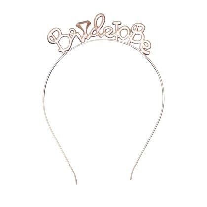 METAL TAÇ BRİDE TOBE ROSE GOLD