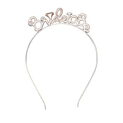 METAL TAÇ BRİDE TOBE ROSE GOLD