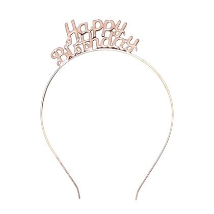 METAL TAÇ HAPPY ROSE GOLD