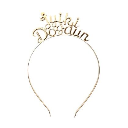 METAL TAÇ İYİKİ DOĞDUN GOLD