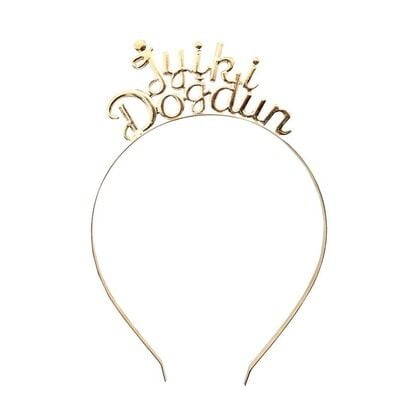 METAL TAÇ İYİKİ DOĞDUN GOLD