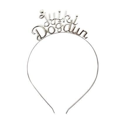 METAL TAÇ İYİKİ DOĞDUN GÜMÜŞ