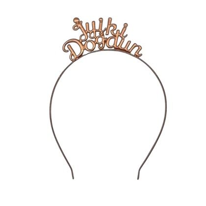 METAL TAÇ İYİKİ DOĞDUN ROSE