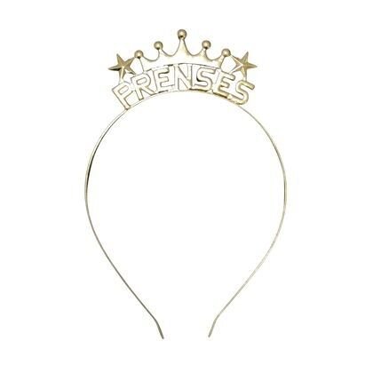 METAL TAÇ PRENSES GOLD