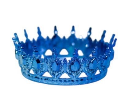 MİKA PASTA ÜSTÜ TAÇ MAVİ