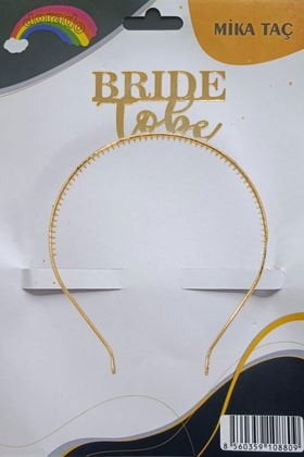 MİKA TAÇ BRİDE TOBE GOLD