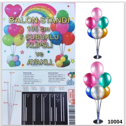 105 CM 7Lİ BALON STANDI
