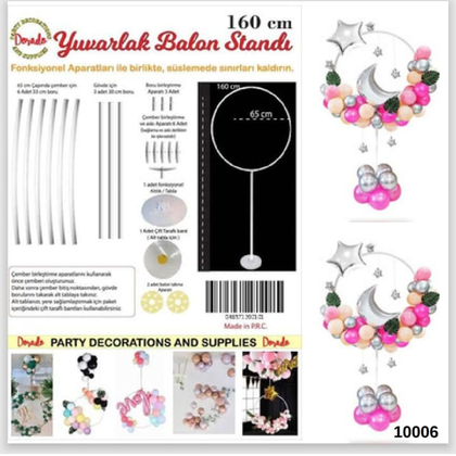 160 CM BALON STANDI YUVARLAK