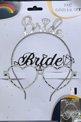 MİKA TAÇ GÖZLÜK BRİDE GÜMÜŞ